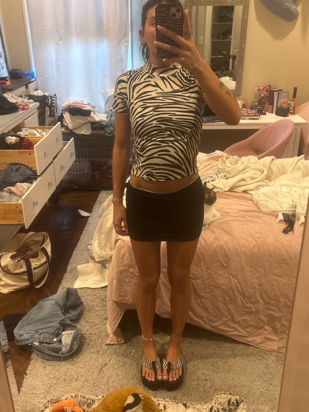 Zebra top